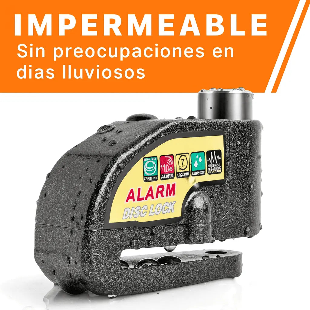 ¡El Candado con Alarma que TODO Motero Necesita!