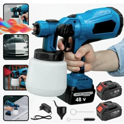 PISTOLA PULVERIZADOR INALAMBRICA  2 BATERIAS 6 MESES DE GARANTIA