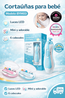 Cortador de uñas eléctrico para bebés