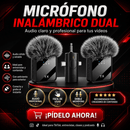 Micrófono Inalámbrico Dual