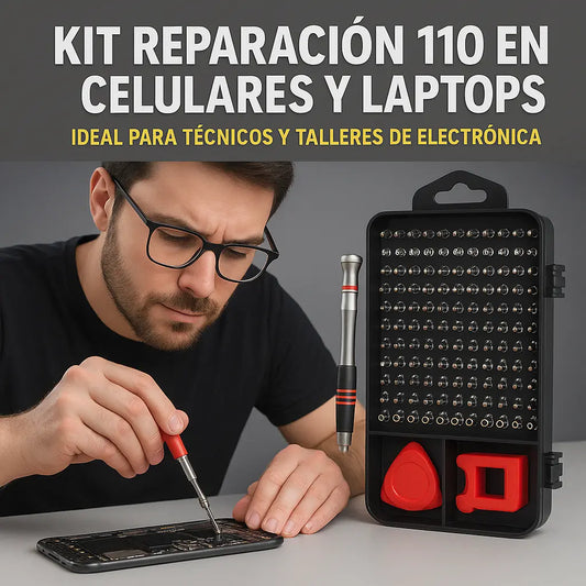 KIT PRO-TOOL 110  para Reparar Celulares  Laptop y MAS