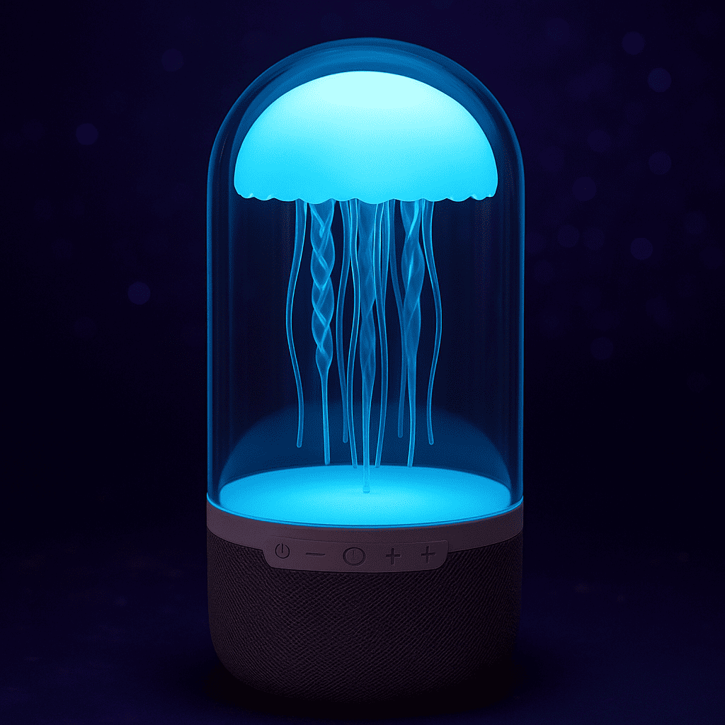 LAMPARA LED  PARLANTE TIPO MEDUSA